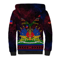 Haitian Flag Day Sherpa Hoodie La fete du drapeau Haitien - Wonder Print Shop
