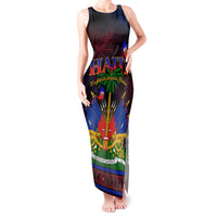 Haitian Flag Day Tank Maxi Dress La fete du drapeau Haitien - Wonder Print Shop