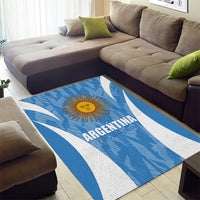 Argentina 2024 Area Rug Vamos La Albiceleste Campeon - Wonder Print Shop
