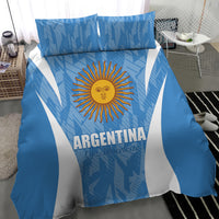 Argentina 2024 Bedding Set Vamos La Albiceleste Campeon - Wonder Print Shop