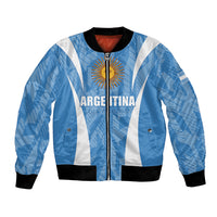 Personalized Argentina 2024 Bomber Jacket Vamos La Albiceleste Campeon - Wonder Print Shop