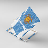 Argentina 2024 Canvas Wall Art Vamos La Albiceleste Campeon - Wonder Print Shop