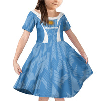 Personalized Argentina 2024 Family Matching Mermaid Dress and Hawaiian Shirt Vamos La Albiceleste Campeon - Wonder Print Shop