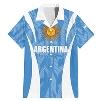 Personalized Argentina 2024 Family Matching Mermaid Dress and Hawaiian Shirt Vamos La Albiceleste Campeon - Wonder Print Shop