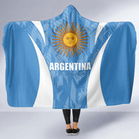 Argentina 2024 Hooded Blanket Vamos La Albiceleste Campeon