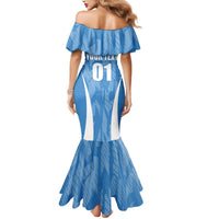 Personalized Argentina 2024 Mermaid Dress Vamos La Albiceleste Campeon - Wonder Print Shop