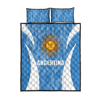 Argentina 2024 Quilt Bed Set Vamos La Albiceleste Campeon - Wonder Print Shop
