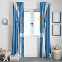 Argentina 2024 Window Curtain Vamos La Albiceleste Campeon - Wonder Print Shop