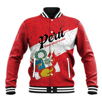 Personalized Peru Baseball Jacket Piruw Ripuwlika Flag Stylized