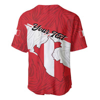 Personalized Peru Baseball Jersey Piruw Ripuwlika Flag Stylized