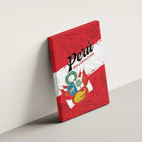 Peru Canvas Wall Art Piruw Ripuwlika Flag Stylized