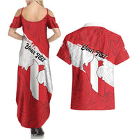 Personalized Peru Couples Matching Summer Maxi Dress and Hawaiian Shirt Piruw Ripuwlika Flag Stylized