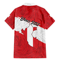 Personalized Peru Family Matching Mermaid Dress and Hawaiian Shirt Piruw Ripuwlika Flag Stylized