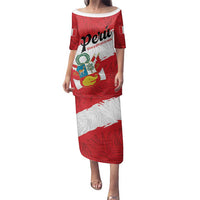 Personalized Peru Family Matching Puletasi and Hawaiian Shirt Piruw Ripuwlika Flag Stylized