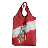 Peru Grocery Bag Piruw Ripuwlika Flag Stylized