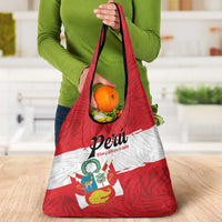 Peru Grocery Bag Piruw Ripuwlika Flag Stylized