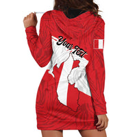 Personalized Peru Hoodie Dress Piruw Ripuwlika Flag Stylized