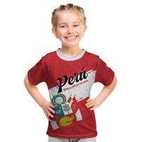 Personalized Peru Kid T Shirt Piruw Ripuwlika Flag Stylized