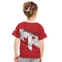 Personalized Peru Kid T Shirt Piruw Ripuwlika Flag Stylized