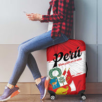 Peru Luggage Cover Piruw Ripuwlika Flag Stylized