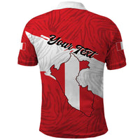 Personalized Peru Polo Shirt Piruw Ripuwlika Flag Stylized