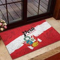 Peru Rubber Doormat Piruw Ripuwlika Flag Stylized