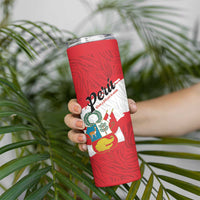 Personalized Peru Skinny Tumbler Piruw Ripuwlika Flag Stylized