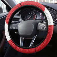 Peru Steering Wheel Cover Piruw Ripuwlika Flag Stylized