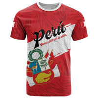 Personalized Peru T Shirt Piruw Ripuwlika Flag Stylized