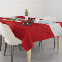 Peru Tablecloth Piruw Ripuwlika Flag Stylized
