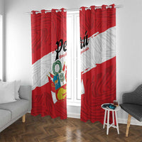 Peru Window Curtain Piruw Ripuwlika Flag Stylized