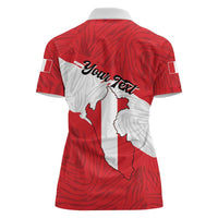 Personalized Peru Women Polo Shirt Piruw Ripuwlika Flag Stylized