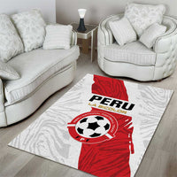 Football Peru Area Rug La Bicolor Go Champions