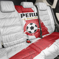 Football Peru Back Car Seat Cover La Bicolor Go Champions