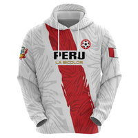 Custom Football Peru Hoodie La Bicolor Go Champions
