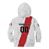 Custom Football Peru Kid Hoodie La Bicolor Go Champions