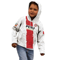 Custom Football Peru Kid Hoodie La Bicolor Go Champions