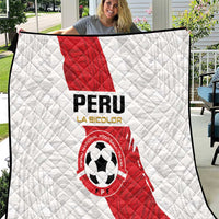 Football Peru Quilt La Bicolor Go Champions