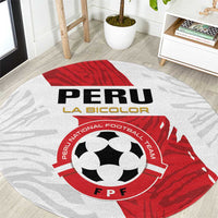 Football Peru Round Carpet La Bicolor Go Champions