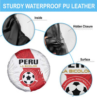 Football Peru Spare Tire Cover La Bicolor Go Champions