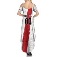 Custom Football Peru Summer Maxi Dress La Bicolor Go Champions