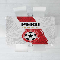 Football Peru Tablecloth La Bicolor Go Champions