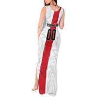 Custom Football Peru Tank Maxi Dress La Bicolor Go Champions