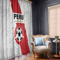 Football Peru Window Curtain La Bicolor Go Champions
