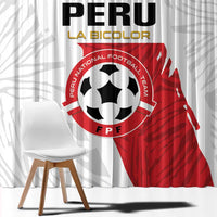 Football Peru Window Curtain La Bicolor Go Champions
