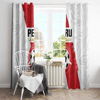 Football Peru Window Curtain La Bicolor Go Champions