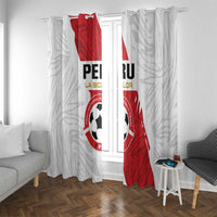 Football Peru Window Curtain La Bicolor Go Champions