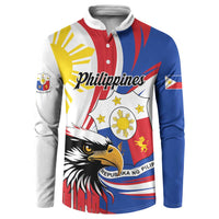 Personalized Philippines Eagle Button Sweatshirt Republika ng Pilipinas