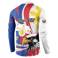 Personalized Philippines Eagle Button Sweatshirt Republika ng Pilipinas
