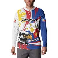 Personalized Philippines Eagle Button Sweatshirt Republika ng Pilipinas